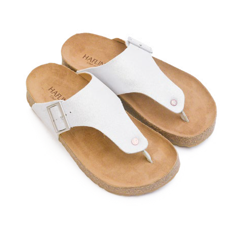 Sandales modèle Conny blanches